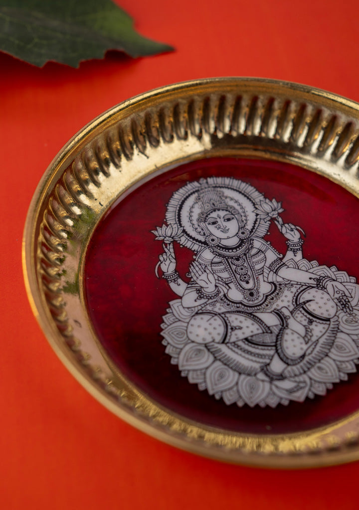Madhubani Plate - 4 inch - WL5121-3