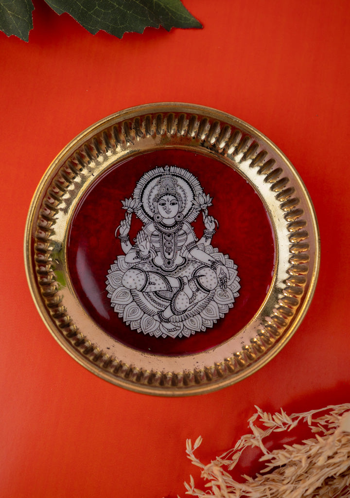 Madhubani Plate - 4 inch - WL5121-3
