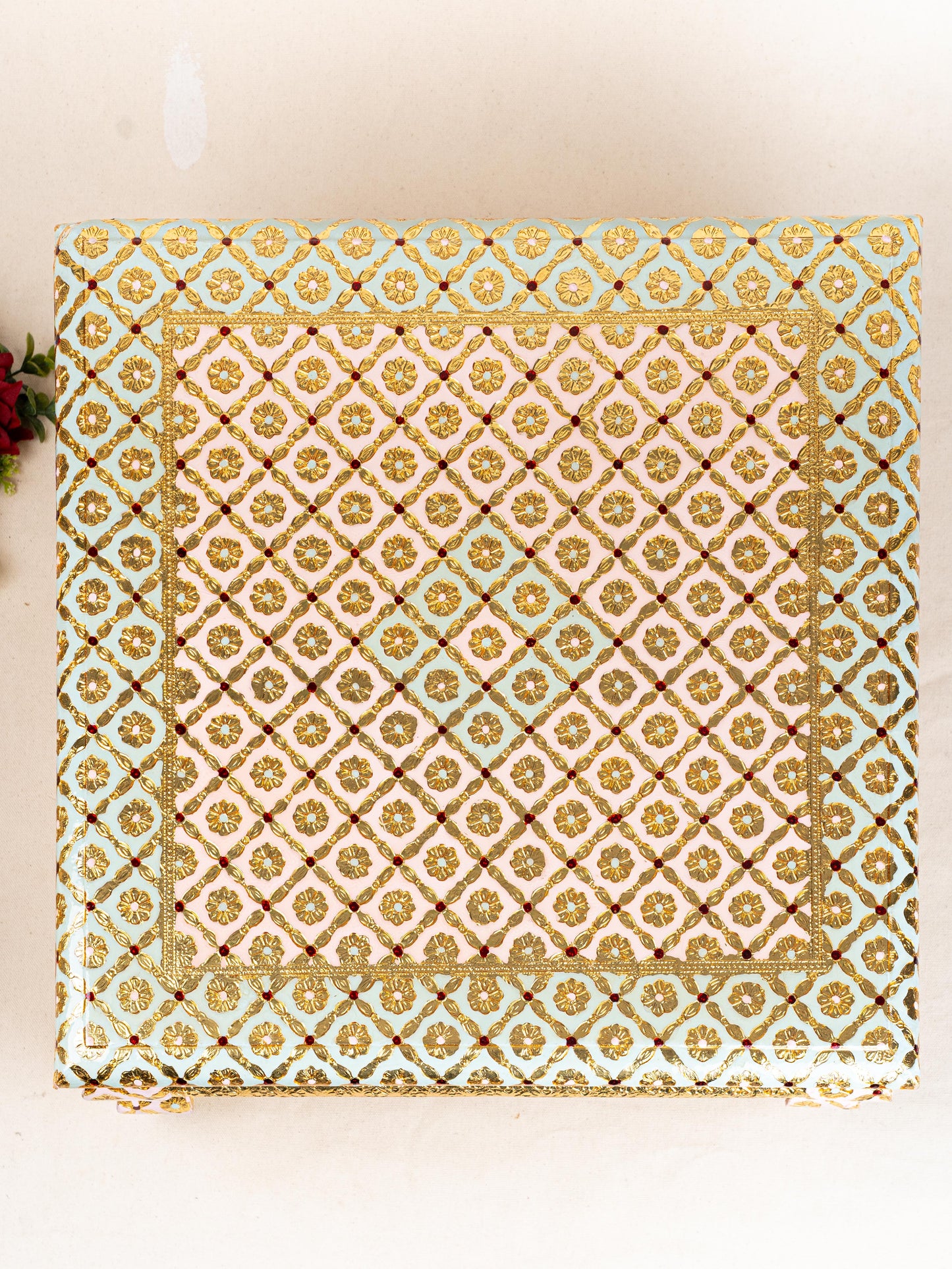 Decorative Meenakari Bajot - 18 x 18 inch - WL5126-3