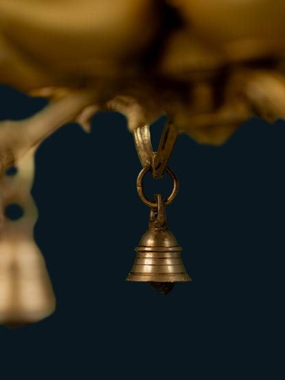 Brass Hanging Annapakshi Diya - 32 inch - WL5155