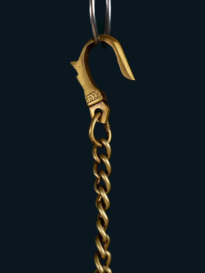 Brass Hanging Annapakshi Diya - 32 inch - WL5155