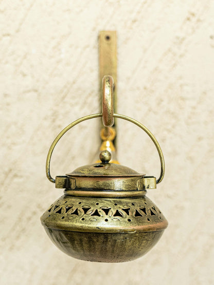 Metal Wall Hanging T Light Holder - WL5171