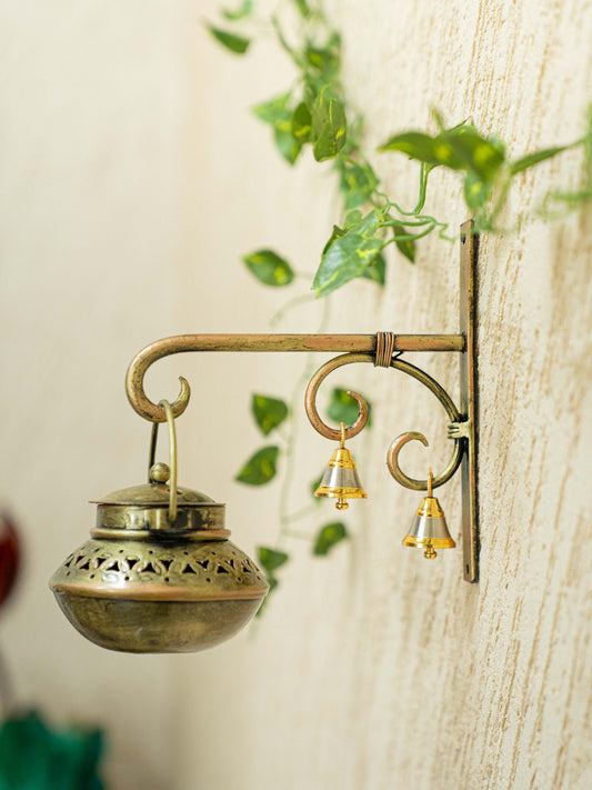 Metal Wall Hanging T Light Holder - WL5171