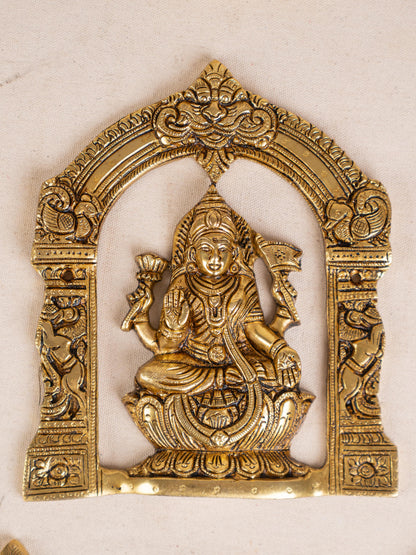 Brass Ashtalakshmi Wall Hanging - Set of 8 - 9 inch - WL5179