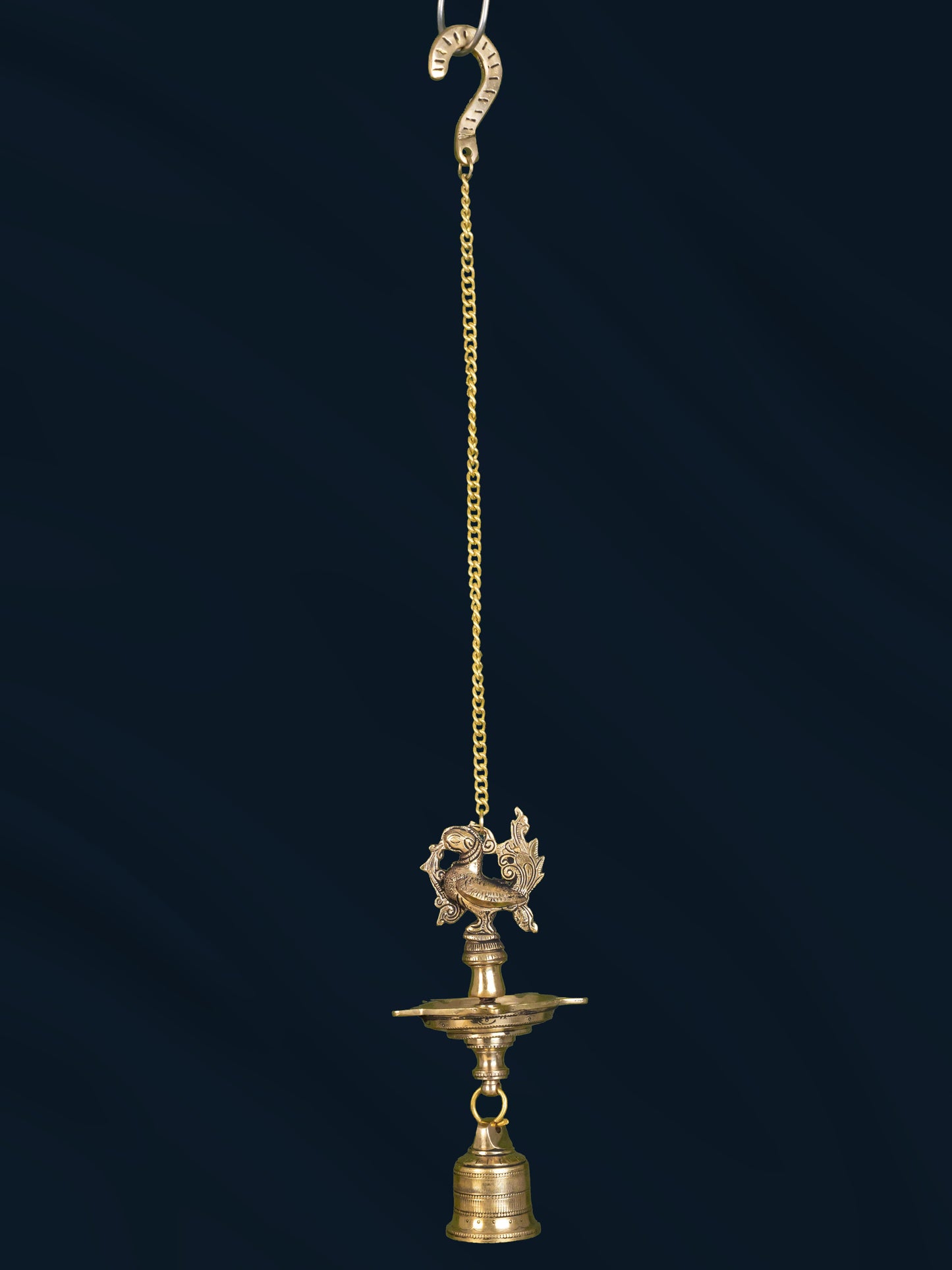 Brass Hanging Annapakshi Diya - 25 inch - WL5181