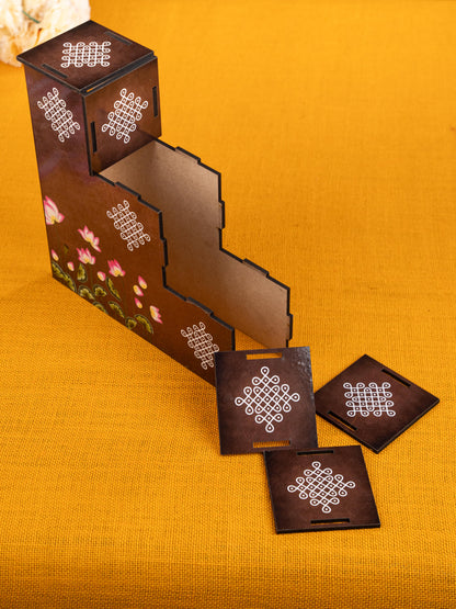 3 Step Dismantable Diya Padi - Lotus - WL5187