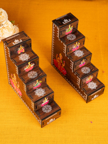 5 Step Dismantable Diya Padi - Lakshmi - WL5188