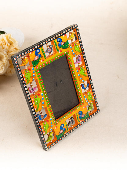 Wooden Photo Frame - Parrot - Orange - 9X5 inch - WL5192-1