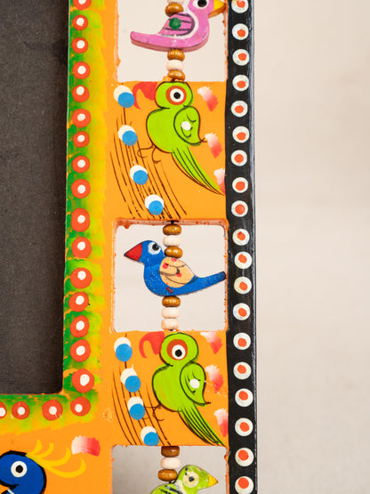 Wooden Photo Frame - Parrot - Orange - 9X5 inch - WL5192-1