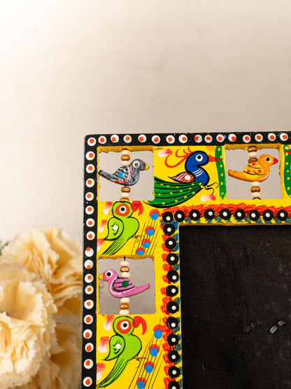 Wooden Photo Frame - Parrot - Yellow - 9X5 inch - WL5192-2