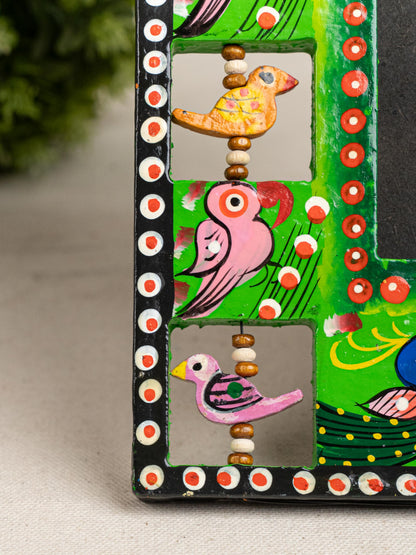 Wooden Photo Frame - Parrot - Green - 9X5 inch - WL5192-4