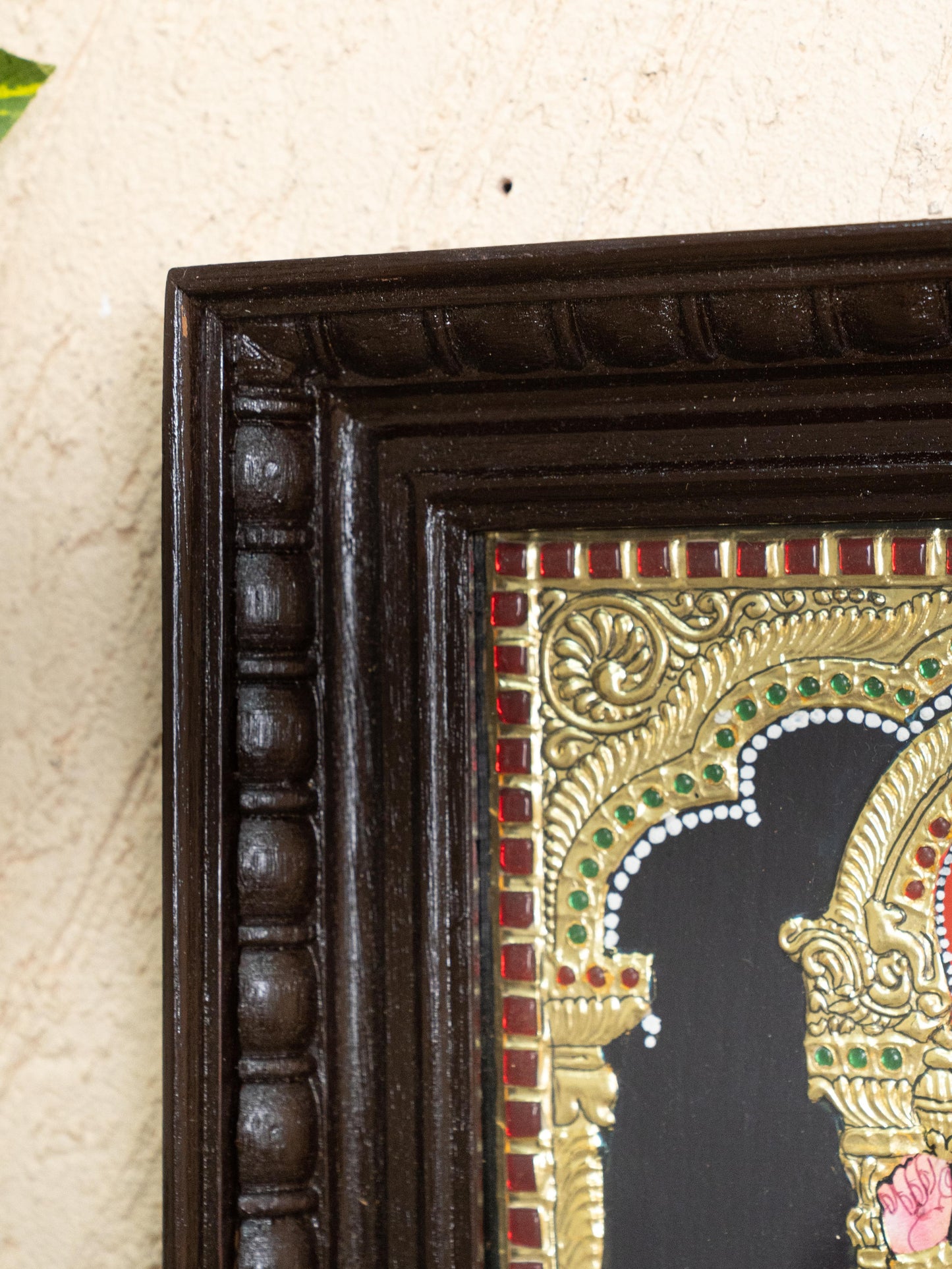 Tanjore Painting - Kamatchi - Flat (Gold Foil) - 12x10 inch - WL5205