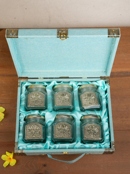 Dry Fruit Box - 6 Glass Jar - WL5214