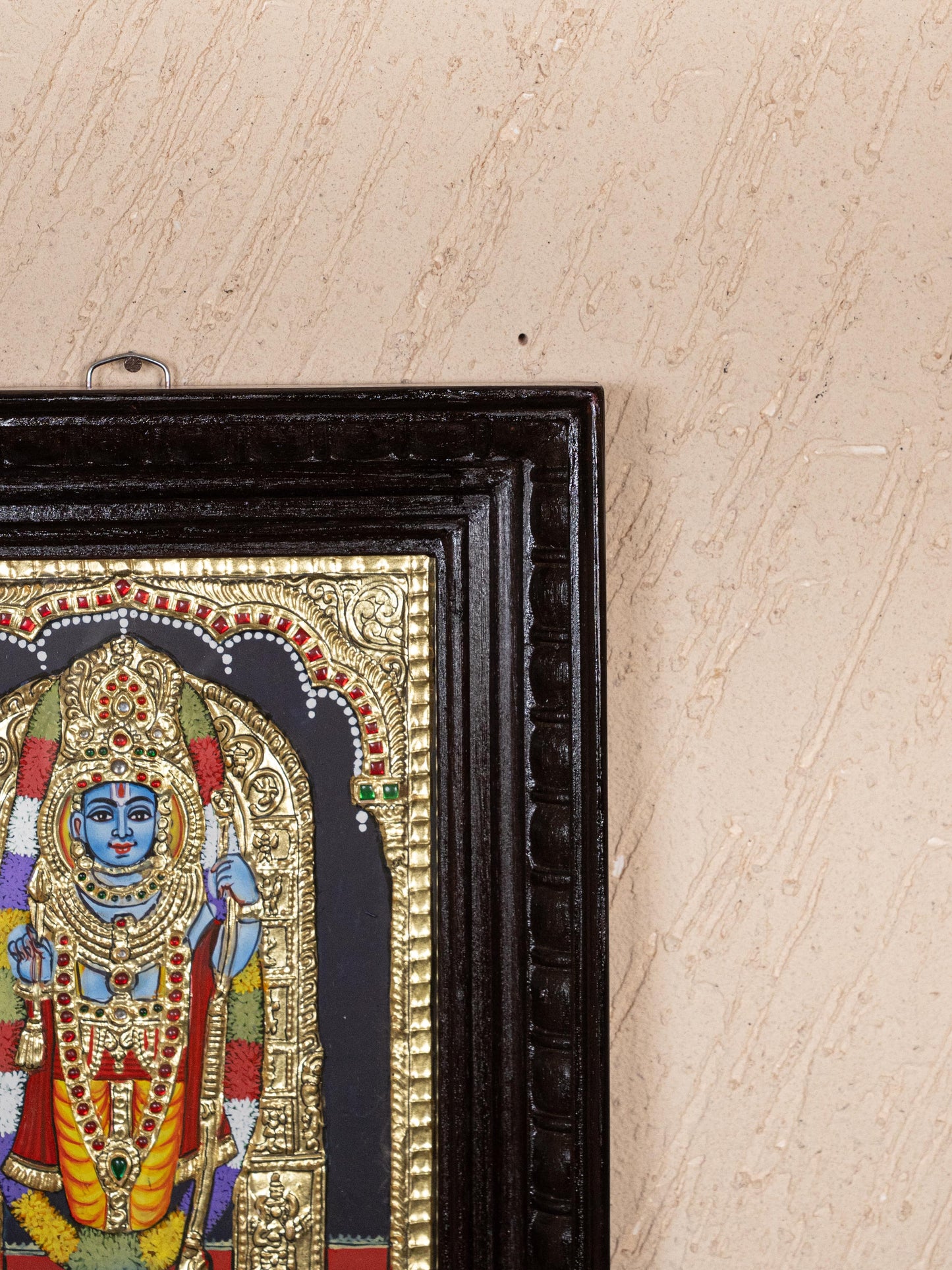 Tanjore Painting - Ram Lalla - Flat (Gold Foil) - 10x8 inch - WL5228