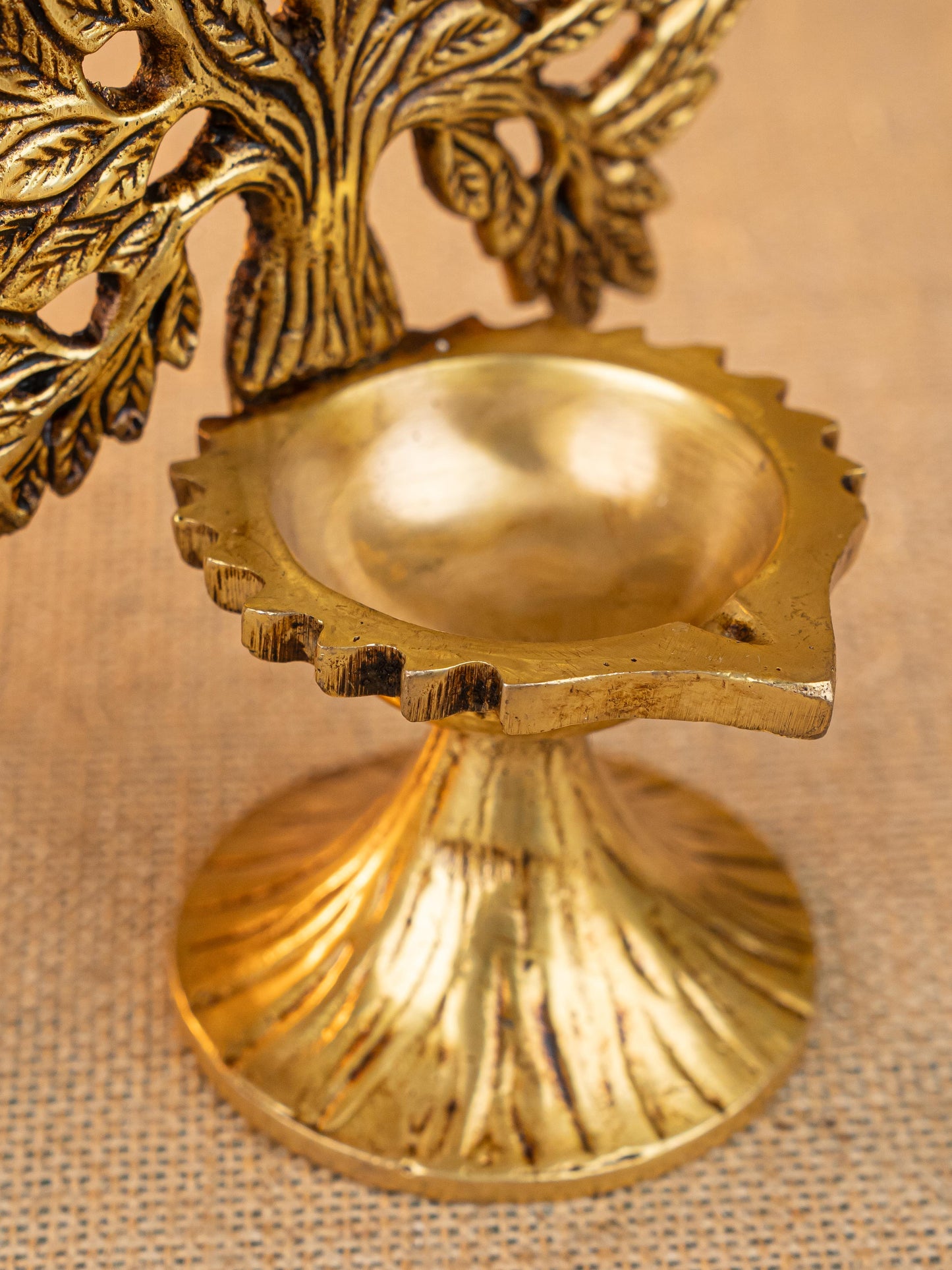 Brass Kalpavriksha Tree with Diya - WL5274