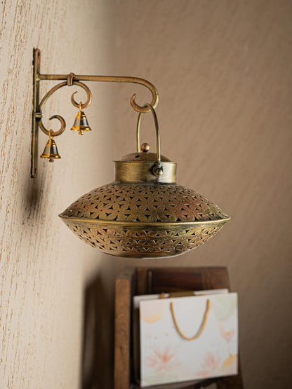 Metal Wall Hanging T Light Holder - WL5276