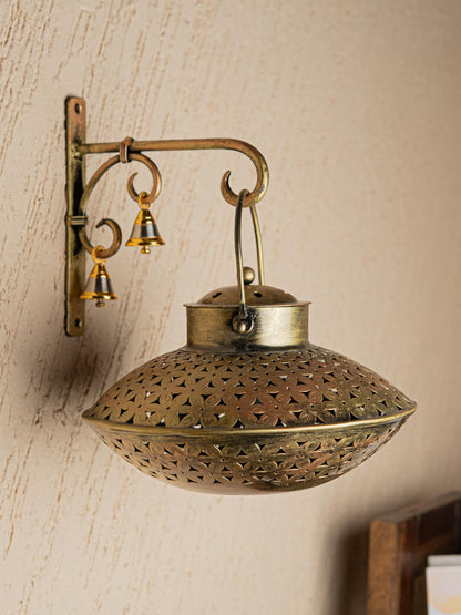 Metal Wall Hanging T Light Holder - WL5276