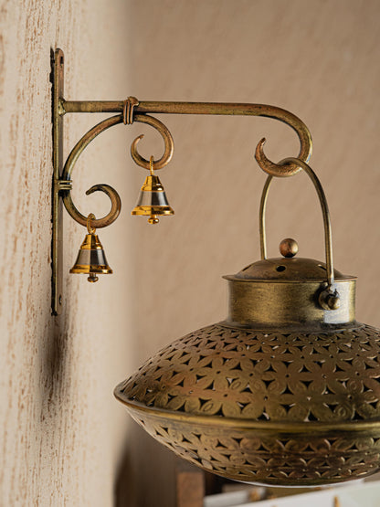 Metal Wall Hanging T Light Holder - WL5276