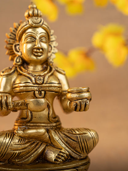 Brass Annapoorani Idol - 6 inch - WL5279