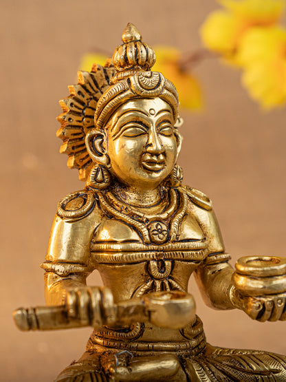 Brass Annapoorani Idol - 6 inch - WL5279
