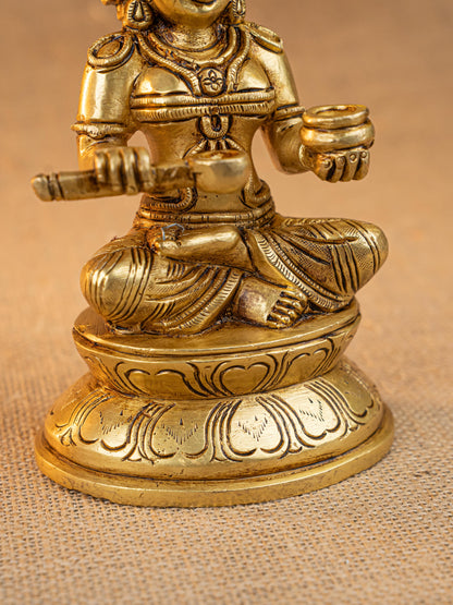 Brass Annapoorani Idol - 6 inch - WL5279