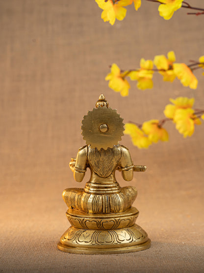 Brass Annapoorani Idol - 6 inch - WL5279