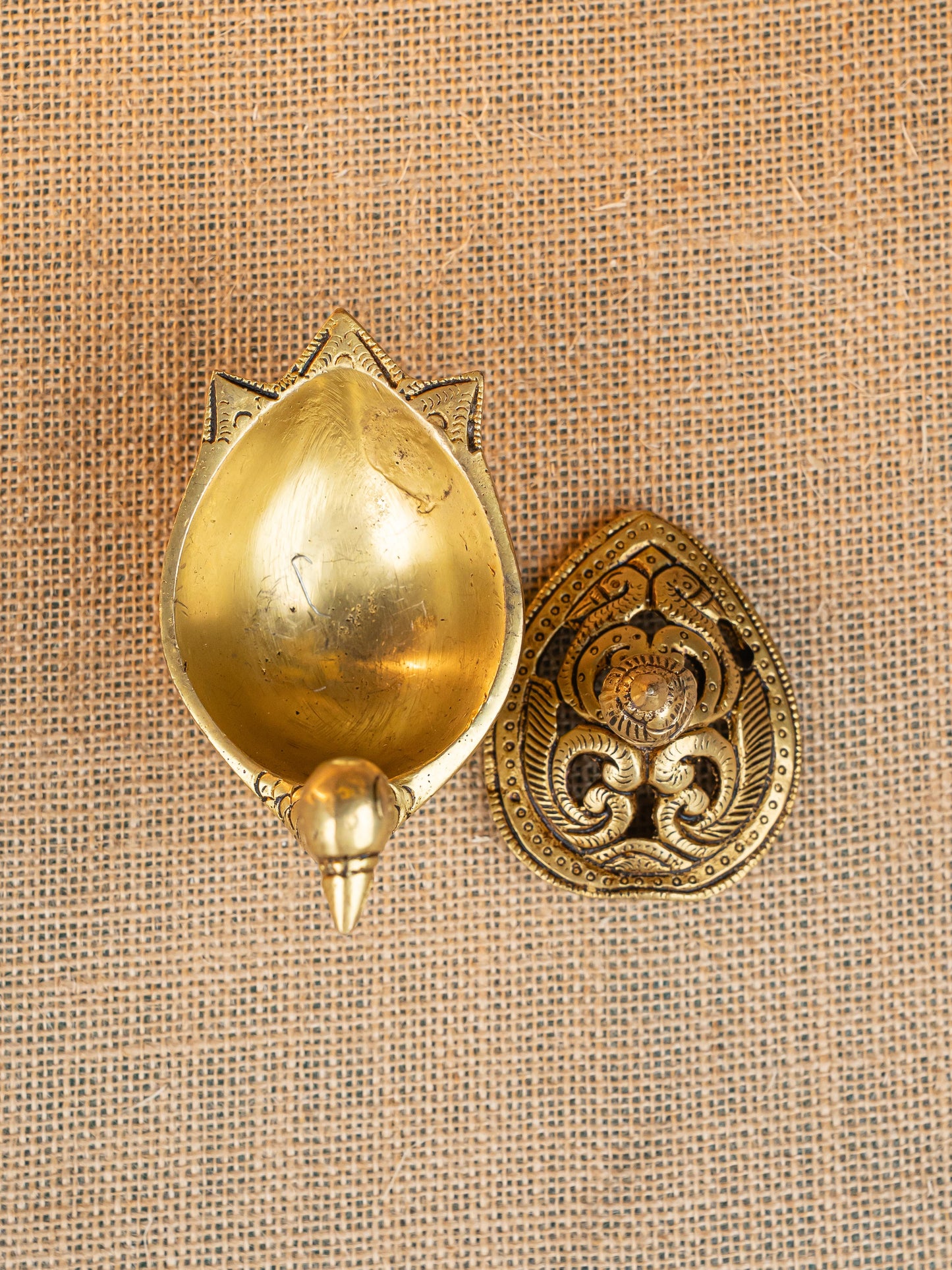 Brass Duck Shape Dhoop Dani - 4 inch - WL5280