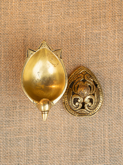 Brass Duck Shape Dhoop Dani - 4 inch - WL5280