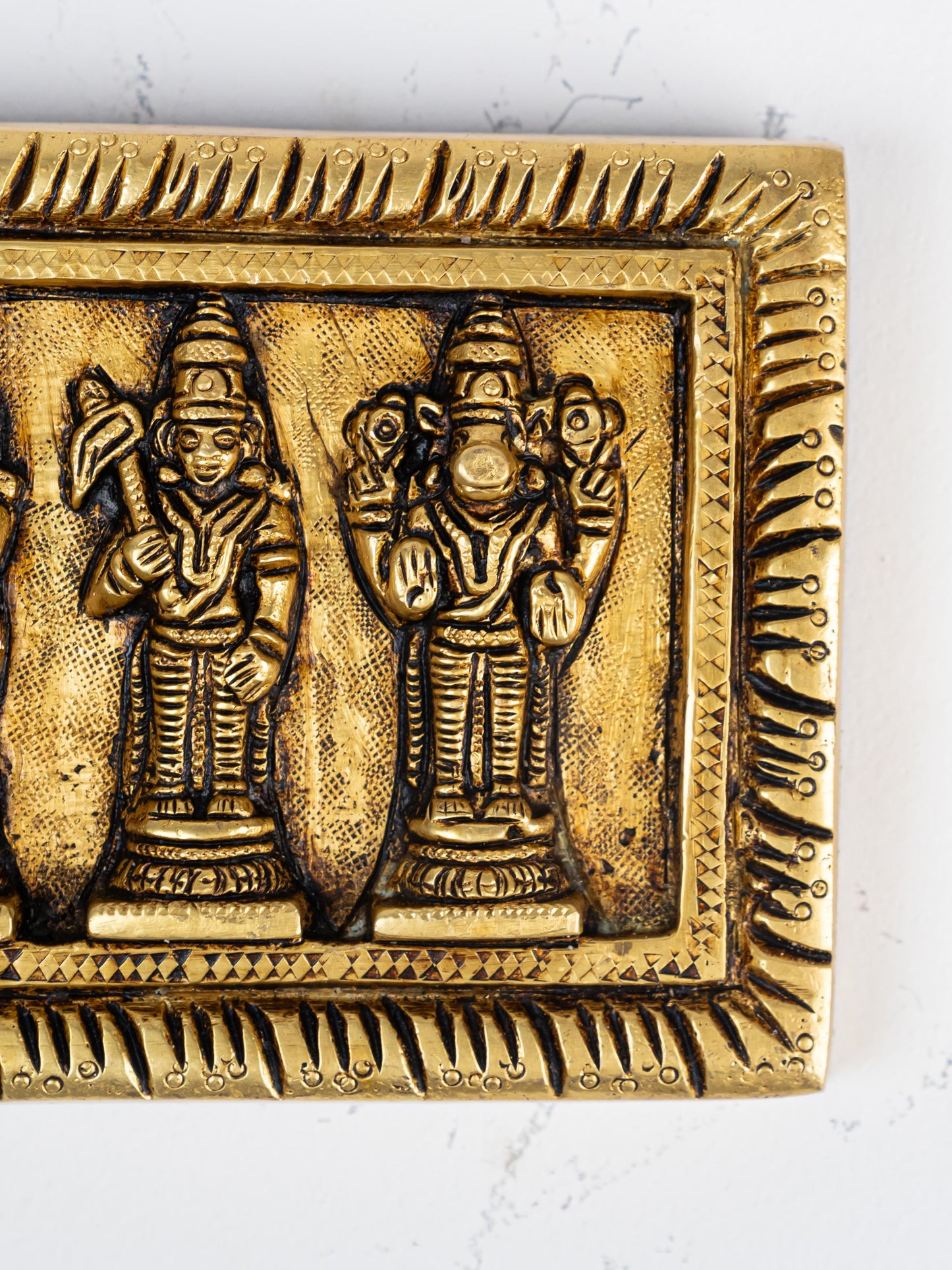 Brass Dasavatharam Plate Wall Hanging - 13 inch - WL5281
