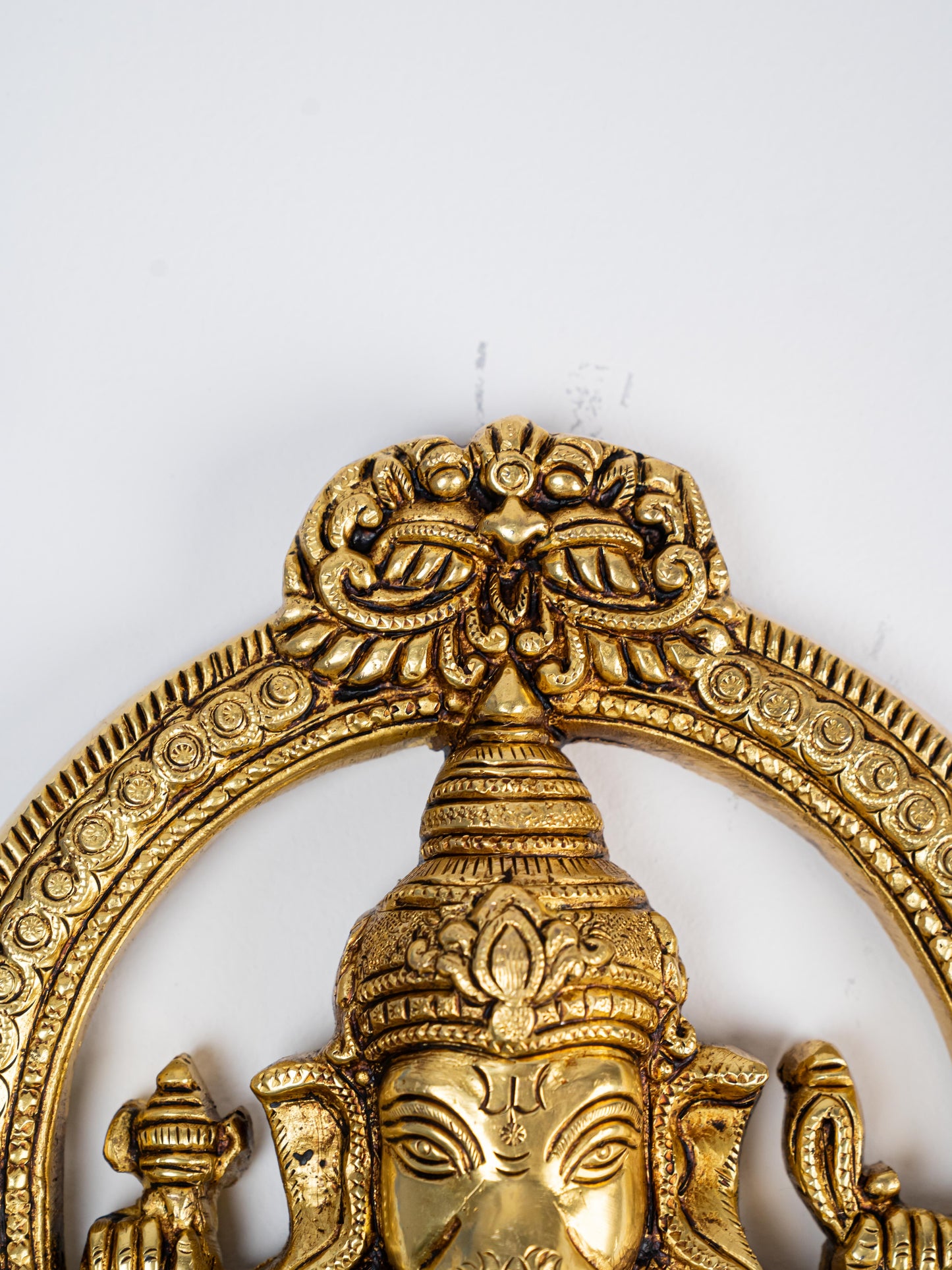 Brass Ganesha Idol - 11 inch - WL5282