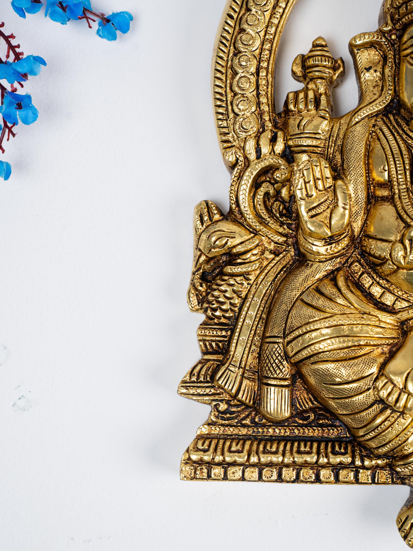 Brass Ganesha Idol - 11 inch - WL5282