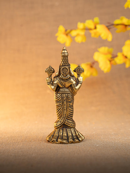 Brass Tirupathi Balaji Idol - 6 inch - WL5292