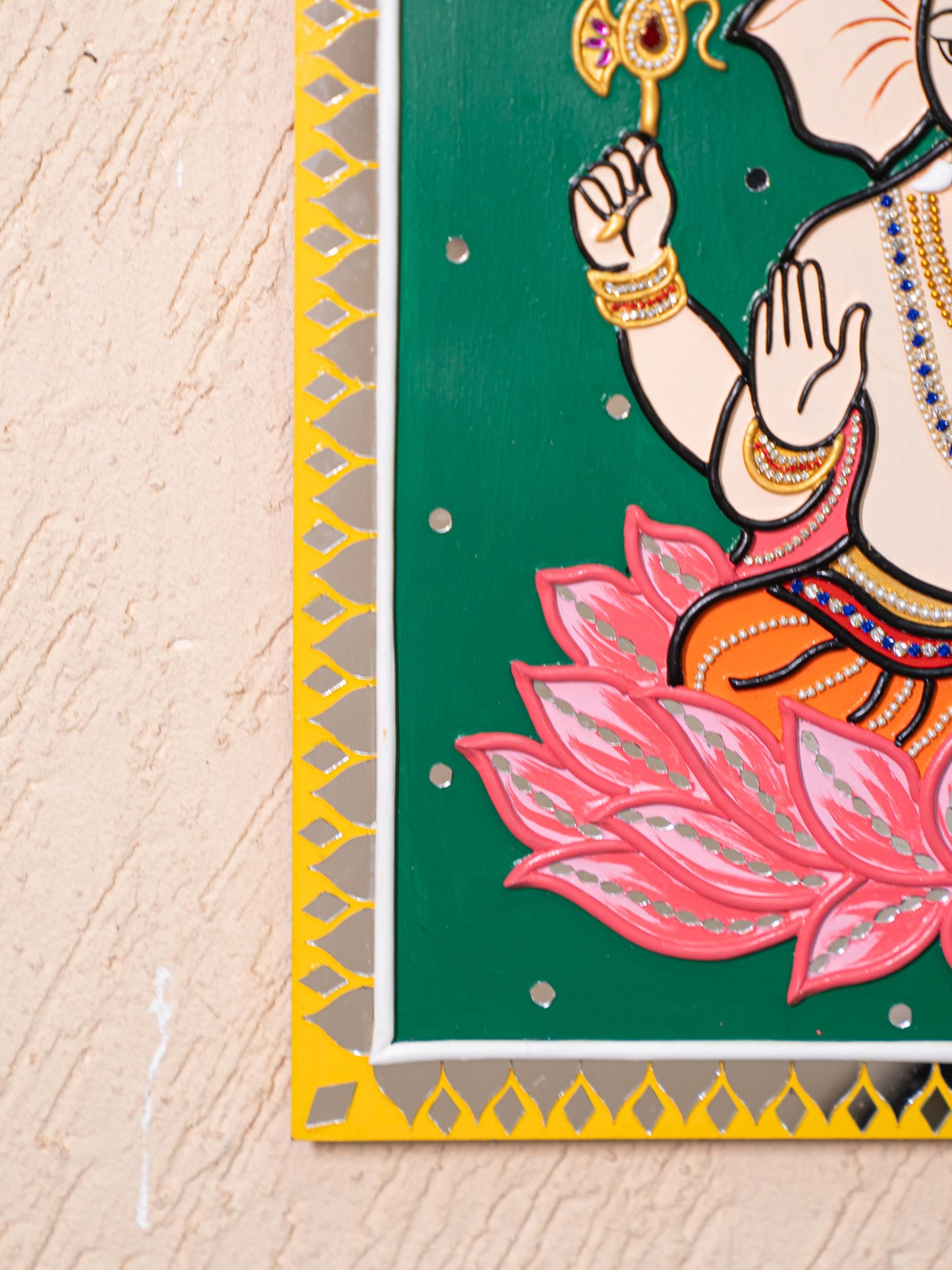 Lippan Art: Ganesha Hanging Frame - 16 x 14 inch - WL5302