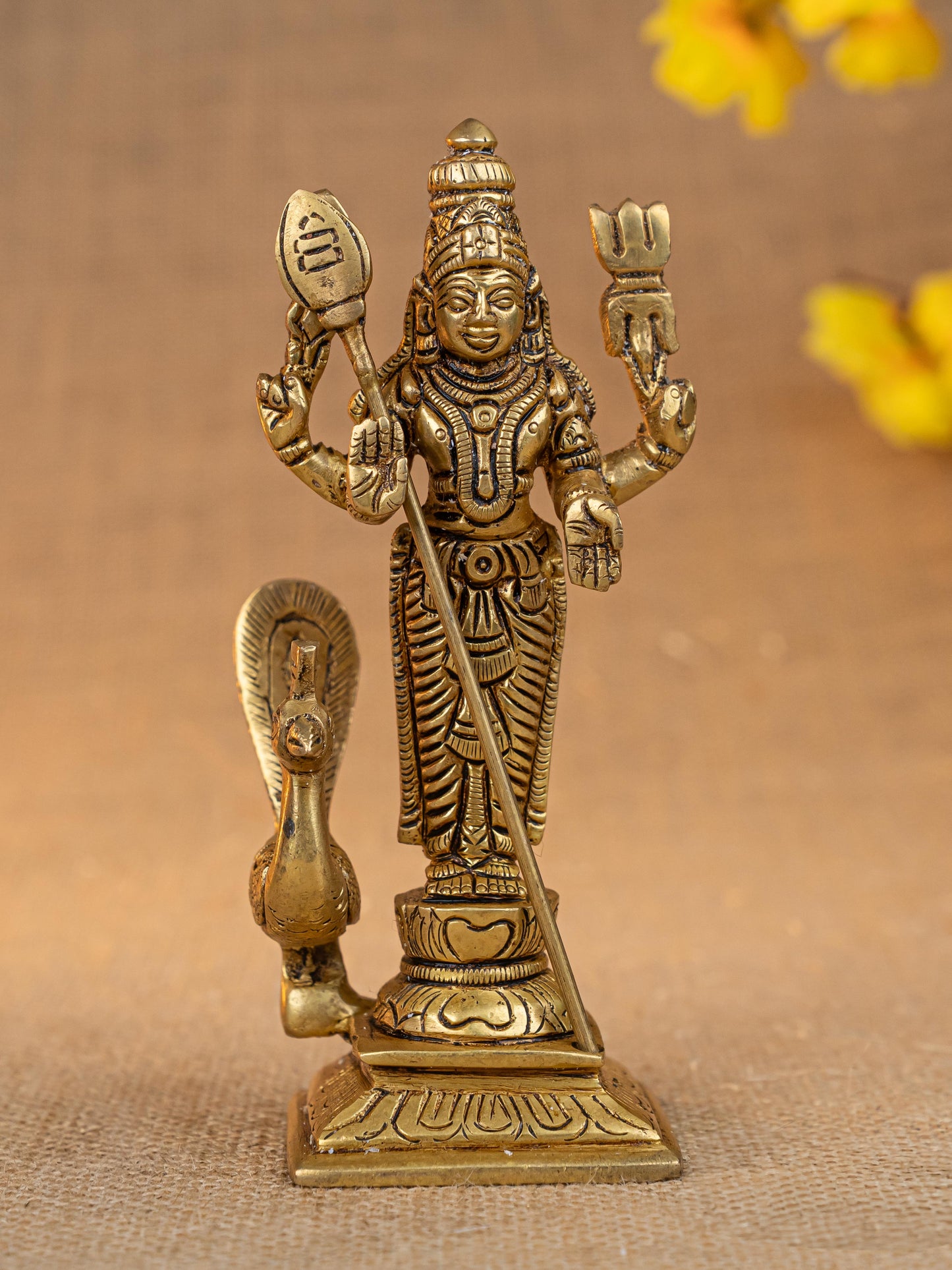 Brass Karthikeyan Idol - 6 inch - WL5308