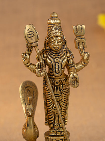 Brass Karthikeyan Idol - 6 inch - WL5308