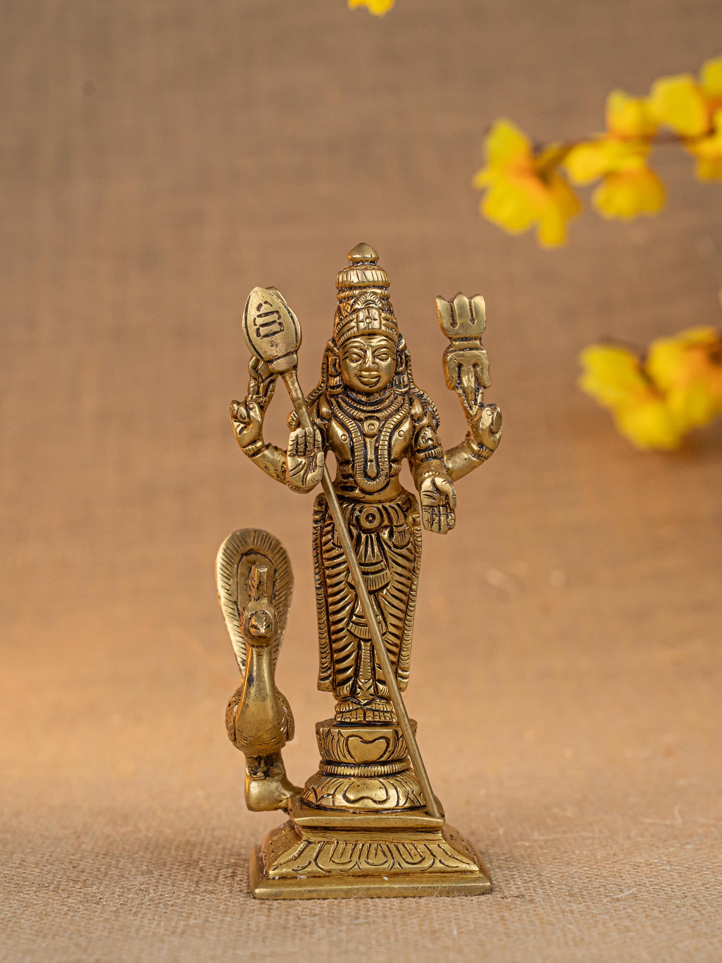 Brass Karthikeyan Idol - 6 inch - WL5308