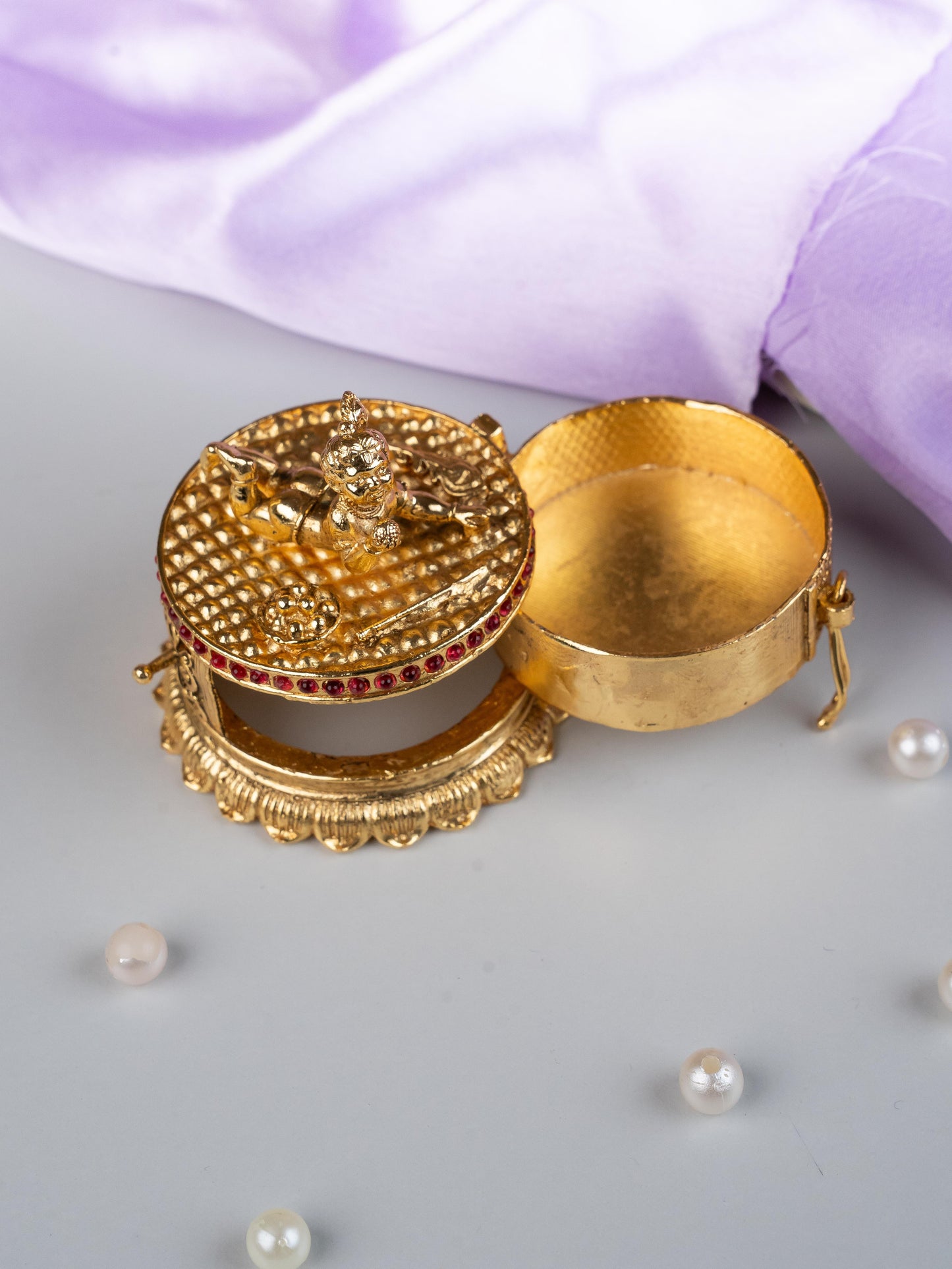 Designer Baby Krishna Kumkum Holder - WL5314