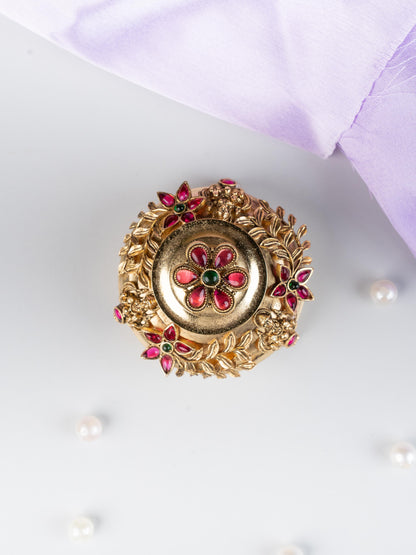 Designer Flower Kumkum Holder - WL5315