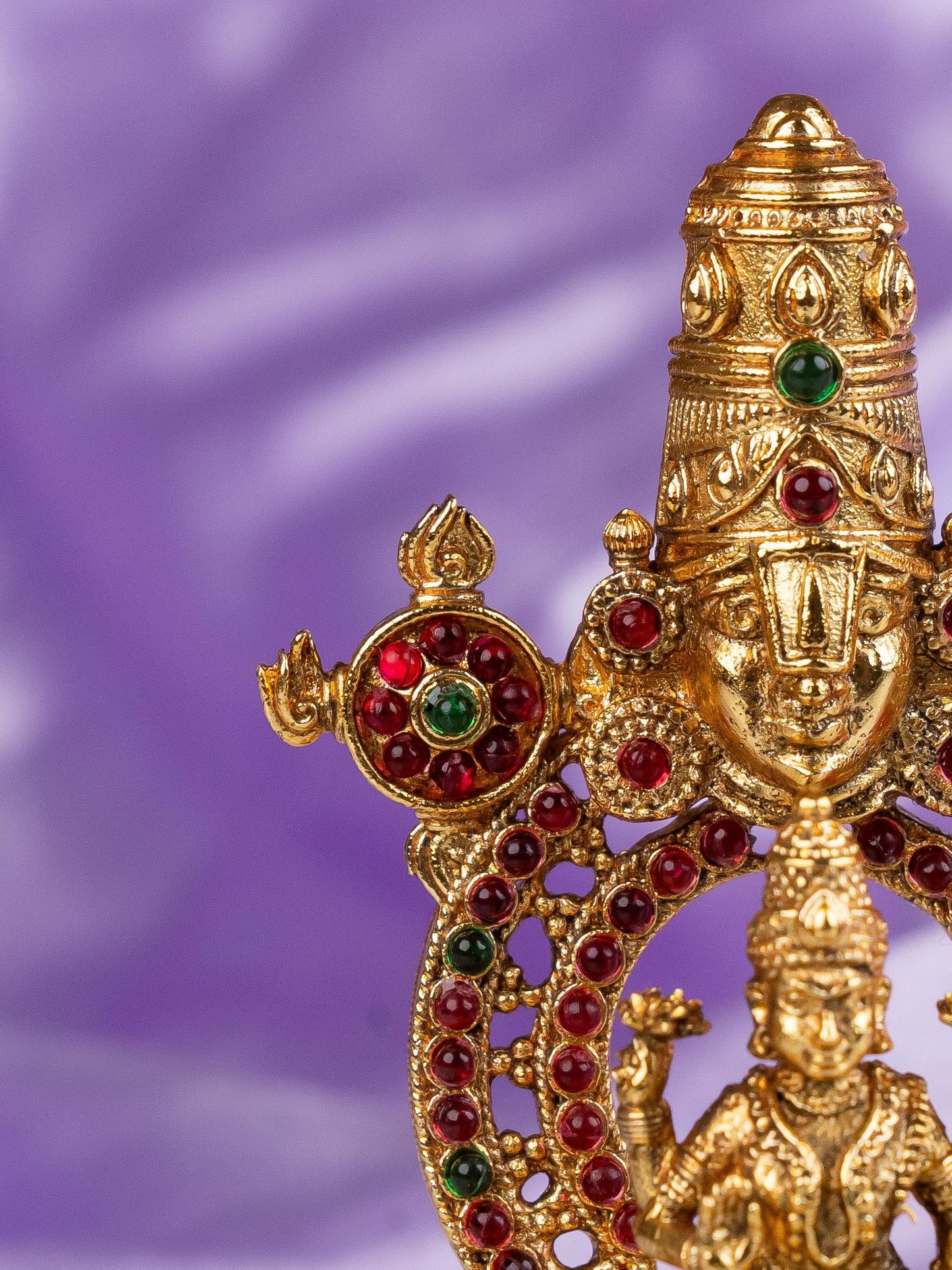 Designer Tirupathi Balaji with Lakshmi Kumkum Holder - WL5316