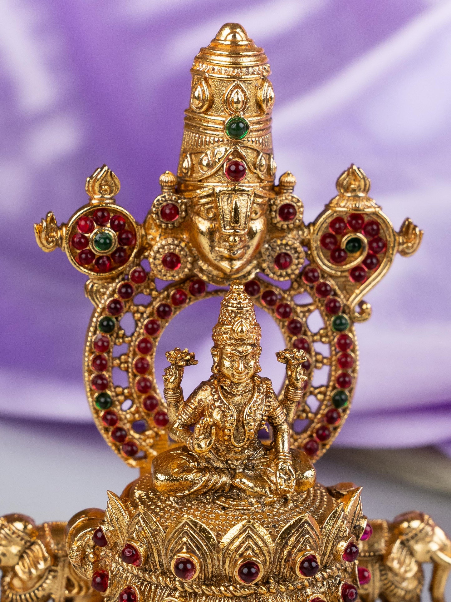 Designer Tirupathi Balaji with Lakshmi Kumkum Holder - WL5316
