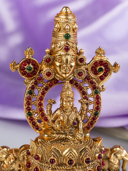 Designer Tirupathi Balaji with Lakshmi Kumkum Holder - WL5316