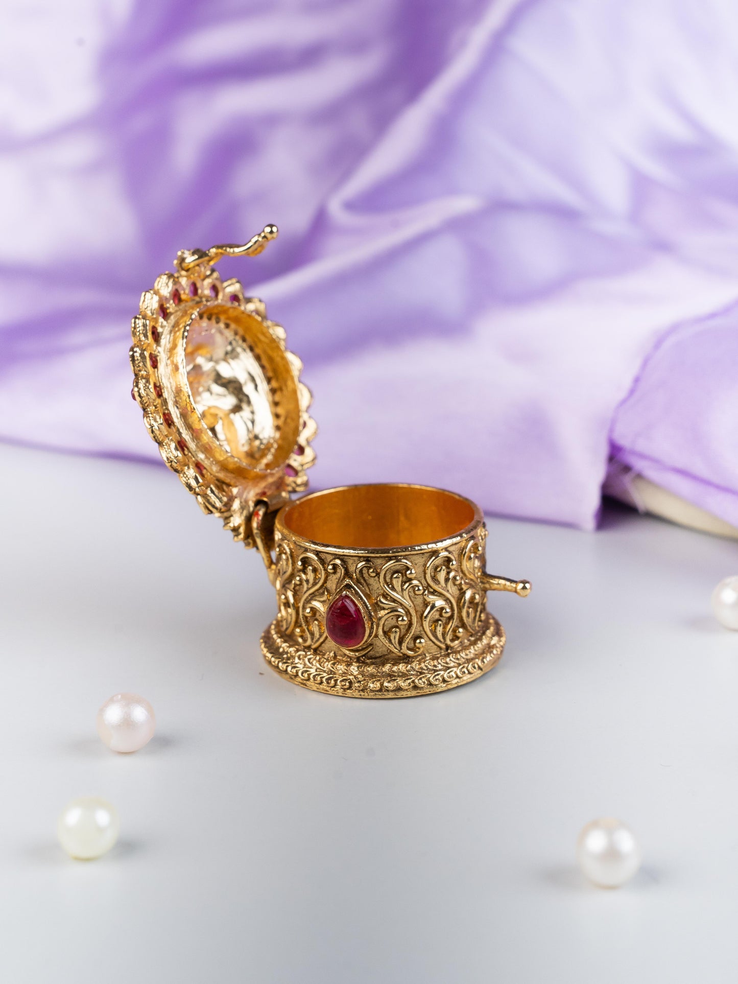 Designer Shivan Parvathi Kumkum Holder - WL5318