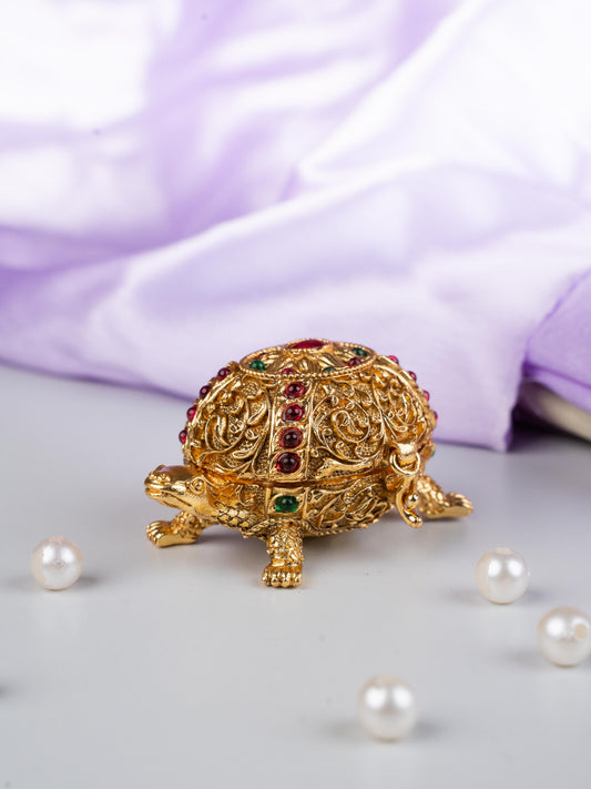 Designer Tortoise Kumkum Holder - WL5319