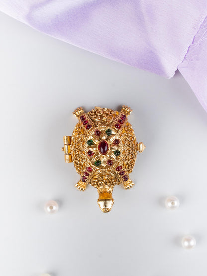 Designer Tortoise Kumkum Holder - WL5319