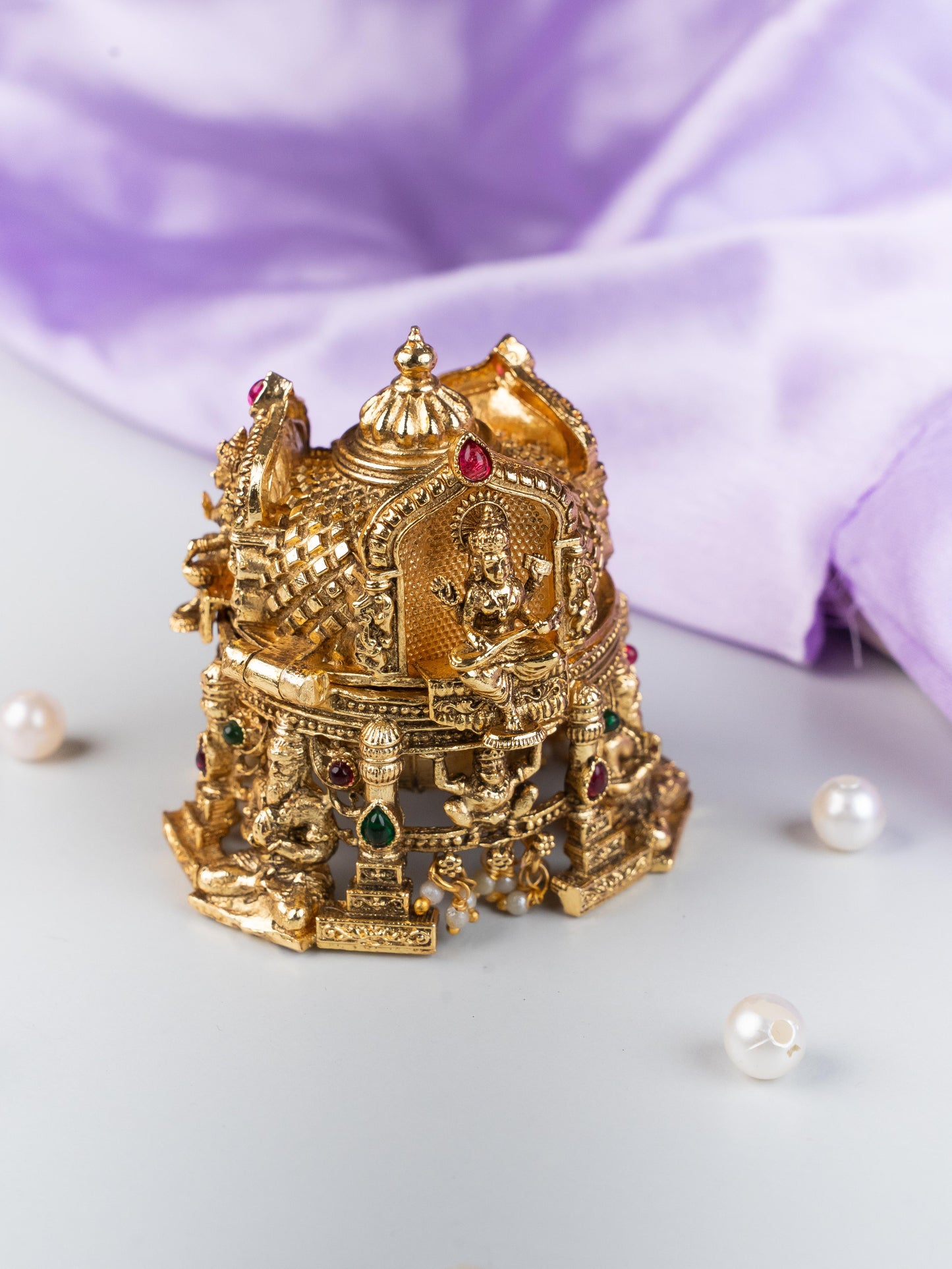 Designer Lakshmi Ganesha Kumkum Holder - WL5320