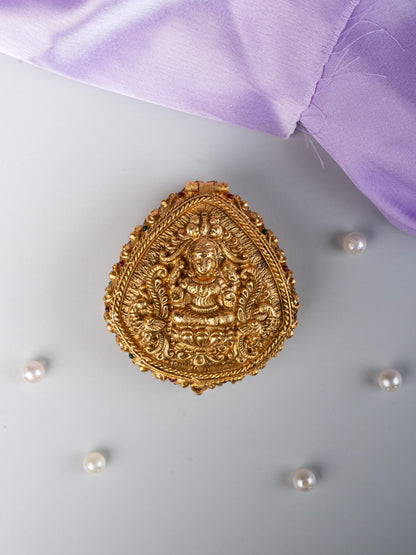 Designer Lakshmi Oval Kumkum Holder - WL5321