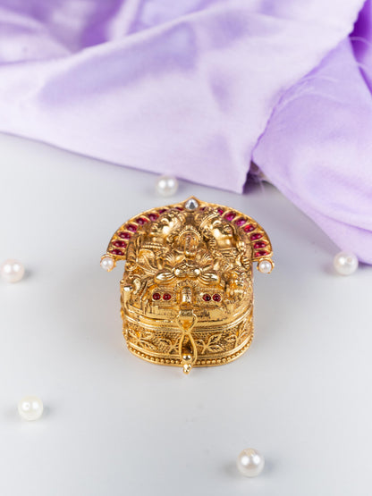 Designer Ganesha & Shivan Kumkum Holder - WL5323
