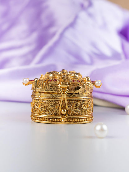 Designer Ganesha & Shivan Kumkum Holder - WL5323