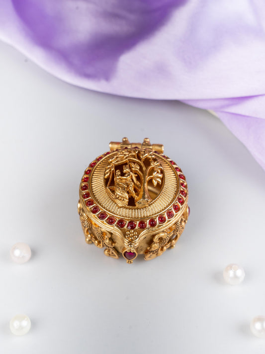 Designer Radha & Krishna Kumkum Holder - WL5324