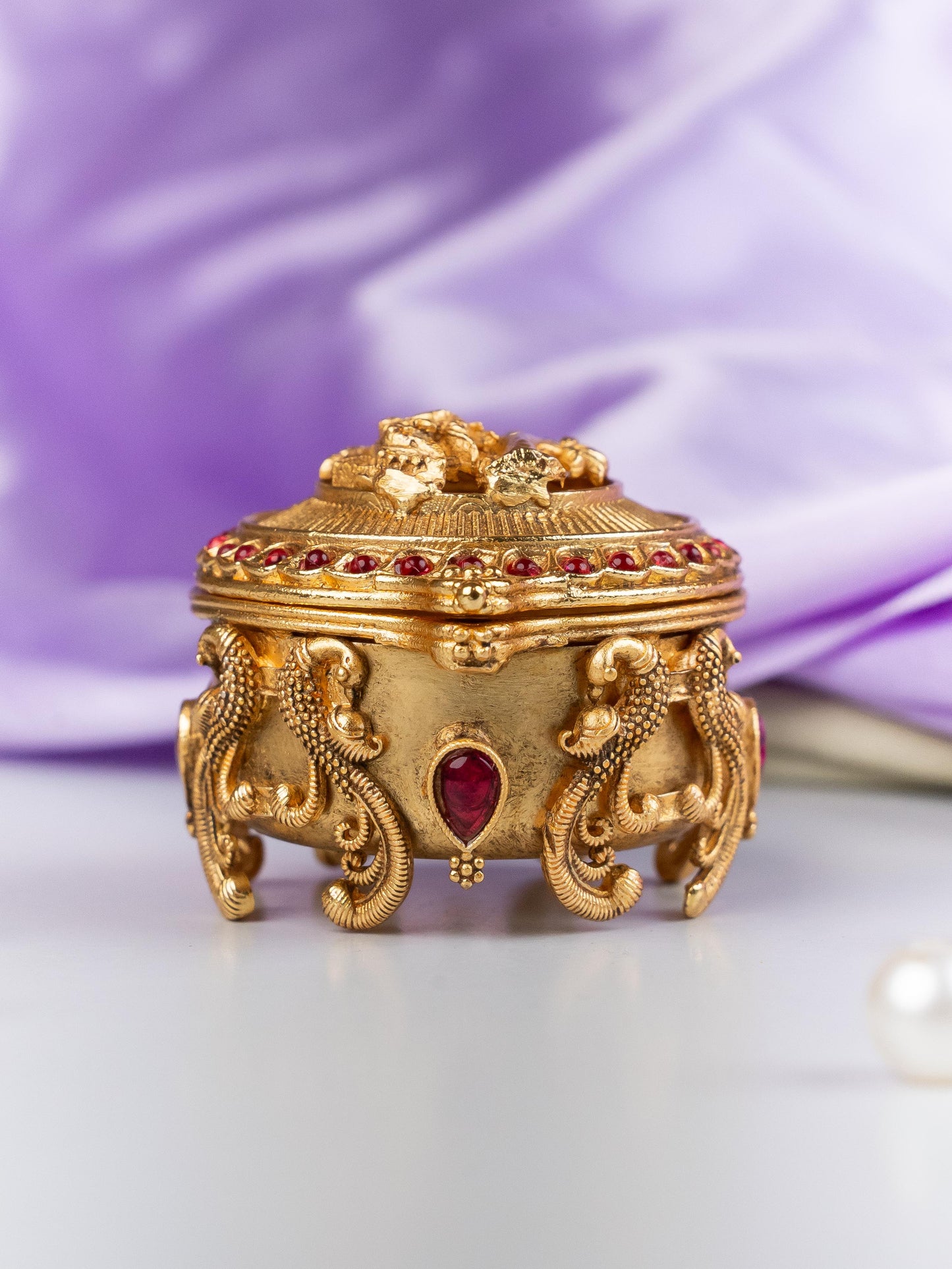 Designer Radha & Krishna Kumkum Holder - WL5324